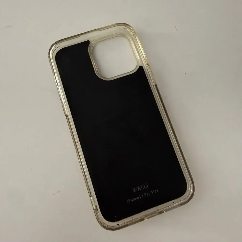 Walli iPhone 14 Pro Max Case Brown Cream Hunting Print Wallet & Strap